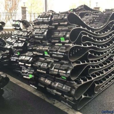 Wear Resistant Excavator Rubber Track 400x72.5x76 Crawler Track Part