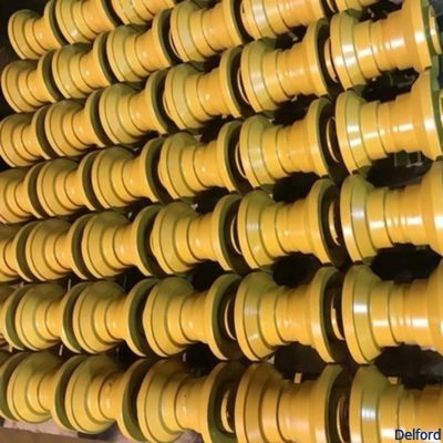 35MnB Excavator Undercarriage Parts Bottom Roller Top Roller Idler Sprocket