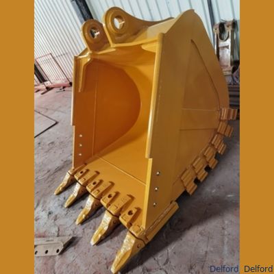 Q355B Steel Excavator Stone Bucket Clean Up Bucket Customized