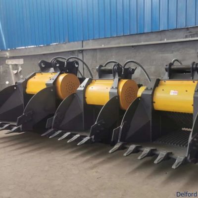 Heavy Duty Jaw Excavator Crusher Bucket for Concrete Rock Demolition Crushing