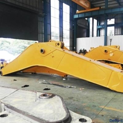 Q355B Extended Excavator Boom Arm Stick Demolition Attachment