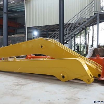Q355B Q690 Steel Excavator Long Reach Boom Customized For Komatsu PC200 PC300