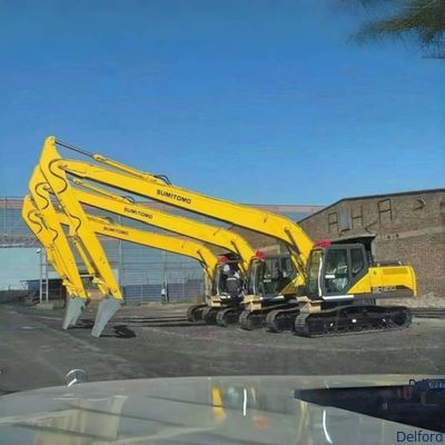 Q355B Q690 Steel Excavator Long Reach Attachment Customized For Dredging Demolition