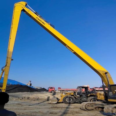 Telescopic Demolition Excavator Long Reach Boom 3 Section Arm Attachment Customized