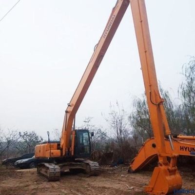 Telescopic Demolition Excavator Long Reach Boom 3 Section Arm Attachment Customized