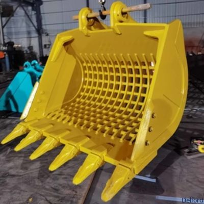 Customized Skeleton Excavator Bucket For  330 Excavator Screening Net Attachment
