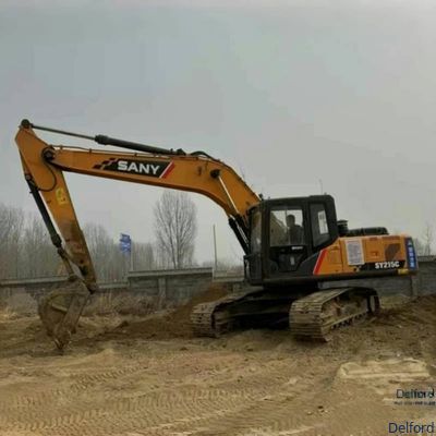 Sany SY215-9 Used Crawler Excavator Second Hand 21 Ton Digger Machine Stock