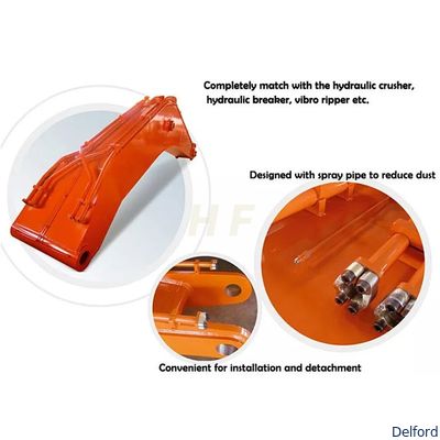 Customized Long Reach Excavator Boom Arm Kit Extended Digging Attachment for 15-45 Ton Excavators Supplier