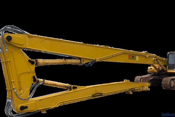 Customized Volvo Excavator 3 Stage Long Reach Demolition Boom Arm Extension Attachment Supplier