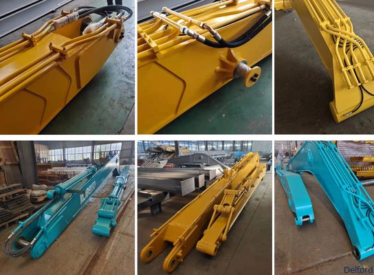 Defeng manufacturer 20-33 Meter Telescopic Long Reach Arm for Sany sy216   330D Hydraulic Excavator