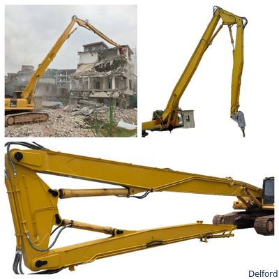 Customizable Heavy Duty Long Reach Excavator Boom Arm Assembly Reinforced Front End Attachment for Construction