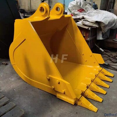 Heavy Duty Rock Bucket Extreme Duty Excavator Spade Nose Customized 1.4 1.6 3 CBM Construction Equipment Parts Supplier