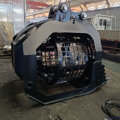 Customized Hydraulic Rotary Screening Bucket Fine Sieve Excavator Bucket Material Processing Sorting Attachment for Construction Supplier