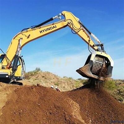 Factory Direct Excavator Rotating Screen Screener Bucket Soil Cleaning Sieving Work Tool Attachment Supplier