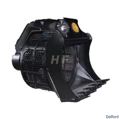 Factory Direct Excavator Rotating Screen Screener Bucket Soil Cleaning Sieving Work Tool Attachment Supplier