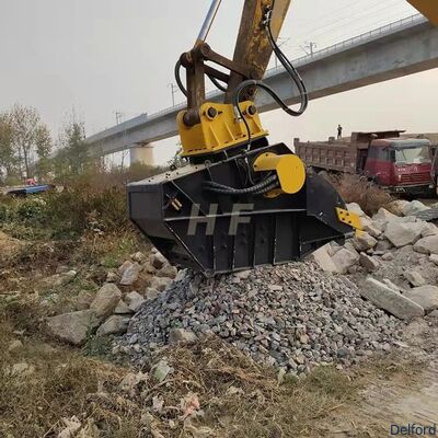 Heavy Duty Hydraulic Crushing Bucket for Excavator Rock Stone Concrete Demolition Equipment Supplier