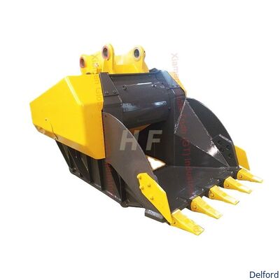 Factory Direct Crusher Bucket for Excavator Skid Steer Concrete Rock Crushing Attachment Manufacturer