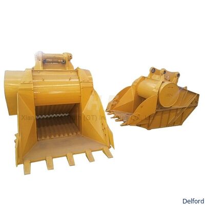 Factory Direct Crusher Bucket for Excavator Skid Steer Concrete Rock Crushing Attachment Manufacturer