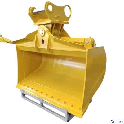Hydraulic Tilting Mud Cleaning Bucket for Hitachi John Deere Mini Excavator EX30 EX35 EX40 EX50 ZX50 Attachment