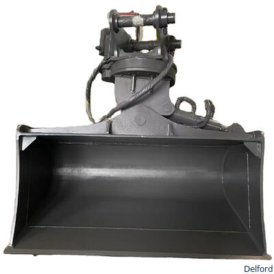 Hydraulic Tilt Bucket for Excavator Durable Tilting Mud Grading Ditching Bucket Attachment Supplier
