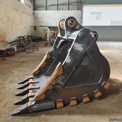 Customized Hitachi ZX360 Excavator 2.8 Cubic Meter Mining Rock Bucket Heavy Duty Earthmoving Quarry Bucket Supplier