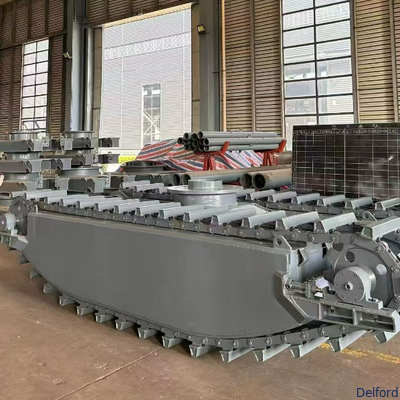 Floating Amphibious Dredging Machine Mini Excavator with Pontoon Used in Shallow Water and Swamp for pc30 