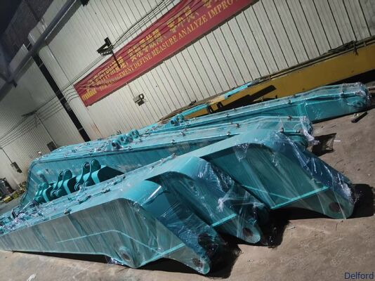 Defeng Construction machinery manufacturer customize long reach boom 20m long arm used for kobelco SK200 Sk350 sk400