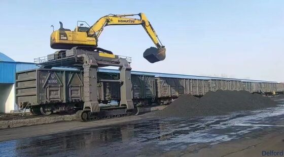 Excavator Extended Legs For 20 Ton Excavator Work  On Both Shallow Water And Deep Water Straddle Carrier For Material Unloading 