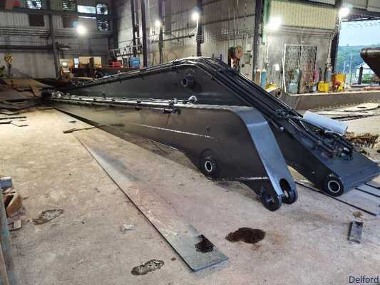 Excavator Long Reach Boom For EC210B 20 Tons  Excavator With GP Bucket And Bucket Cylinder Oil Hose Of Break Hammer China Factory Directly Sale 