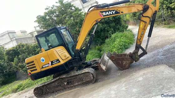Good Condition 90% New Second-hand Excavator Sany Sy60C Small Excavator With Breaker China Machine For Sale 