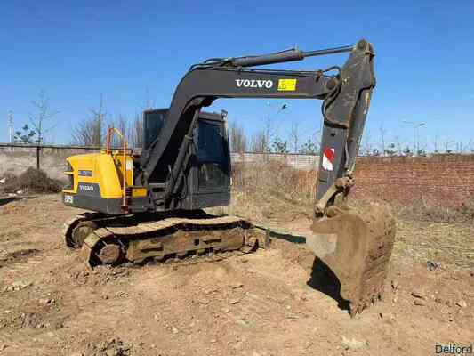 Used  Excavator Original  EC75D 7.5 Ton Hydraulic Crawler Digger With AC Cab For Sale