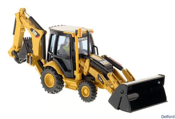 Schiefermaschine aus gegossener Legierung Skala Modell 1:50 für den Baggerlader CAT 420E IT
