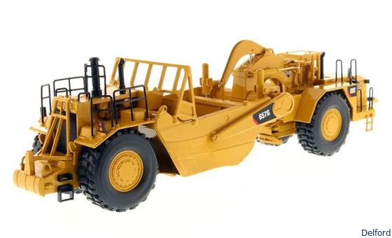 CAT Caterpillar 657G Wheel Scraper Diecast Model 1:50 Scale Construction Replica 85175C