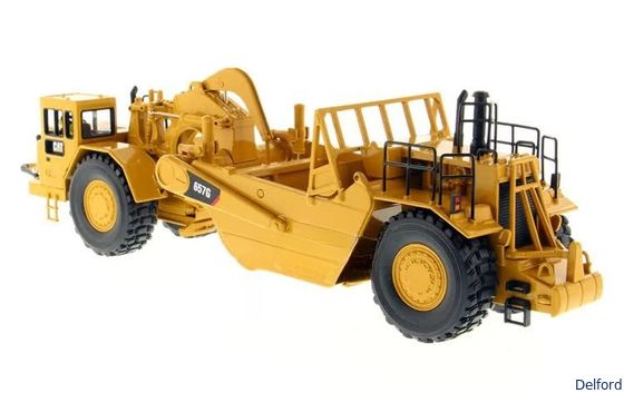 CAT Caterpillar 657G Wheel Scraper Diecast Model 1:50 Scale Construction Replica 85175C
