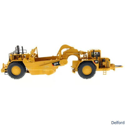 CAT Caterpillar 657G Wheel Scraper Diecast Model 1:50 Scale Construction Replica 85175C