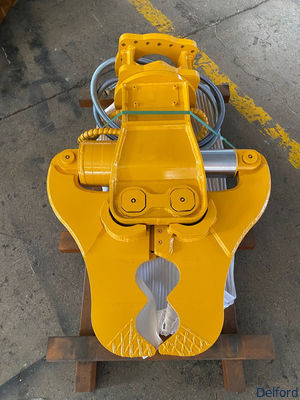 Double Cylinder Excavator Shear Metal Scrap Concrete Building Demolition Attachment