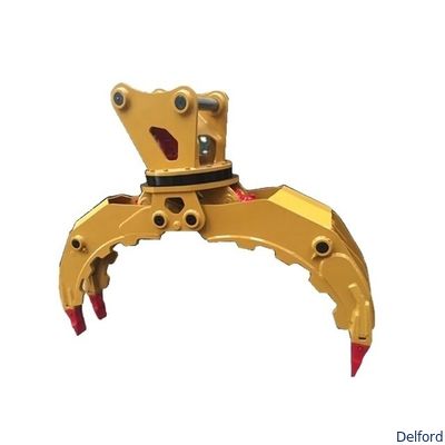 Heavy Duty 360 Rotating Hydraulic Rock Grapple for CAT320 330 336 Excavator