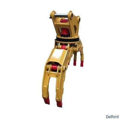 Heavy Duty 360 Rotating Hydraulic Rock Grapple for CAT320 330 336 Excavator