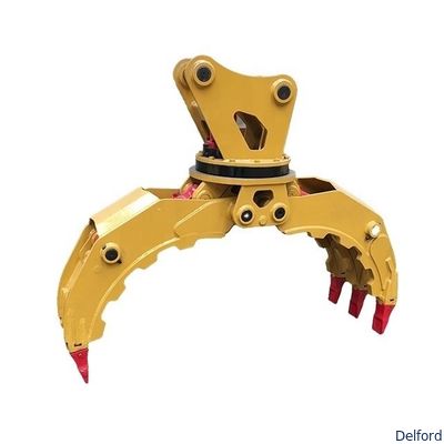 Heavy Duty 360 Rotating Hydraulic Rock Grapple for CAT320 330 336 Excavator