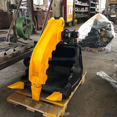 Mini Excavator Hydraulic Power Thumb Bucket Attachment Q345B Steel Excavator Parts