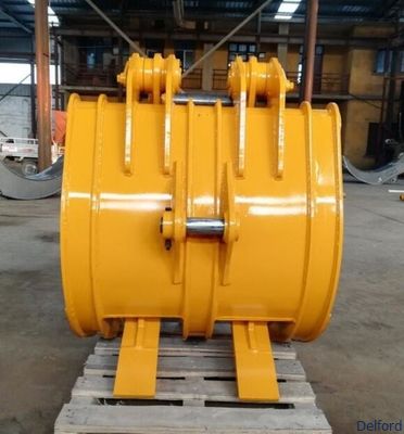 รถขุดโรงงานทนทาน เครื่องมือเคลียร์พื้นที่ดิน คราด 1-100T เหล็ก Q345 NM400
