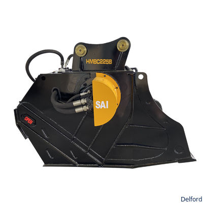 Rock Crush Excavator Attachments Concrete Crusher Bucket 20 Ton