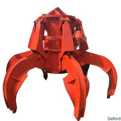 5 Tonne Excavator Attachments Electro Rotating Hydraulic Grab Bucket