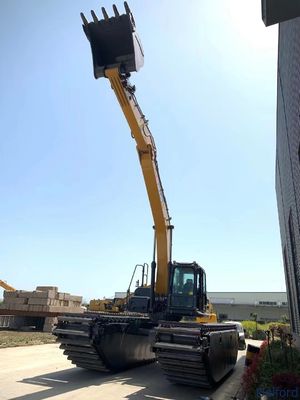 5-30 Ton Amphibious Excavator Pontoon Floating Customized