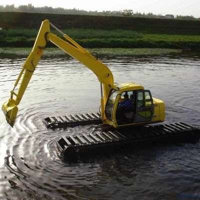 20 Tonnen amphibischer Bagger Pontoon-Unterbahn für schwimmende Sumpfschwämme