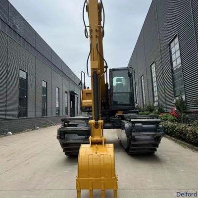 6-50t Amphibious Excavator Undercarriage Floating For Marshy Terrains