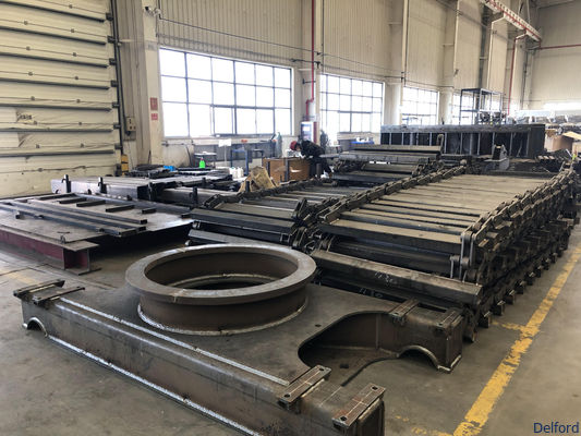 Defeng Factory Customized 6-50t Amphibious Excavator Undercarriage Floating Pontoon