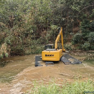10-15 Ton Excavator Pontoon for Construction Mining Dredging Energy Mineral Equipment