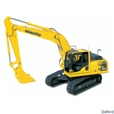 Refurbished Komatsu PC200-8 Used Crawler Excavator 20T For Earthmoving