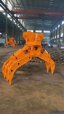 Factory Customized Multifunctional Timber Gripper Hydraulic Claw Rock Grapple Excavator Log Grapple Wood Grabber